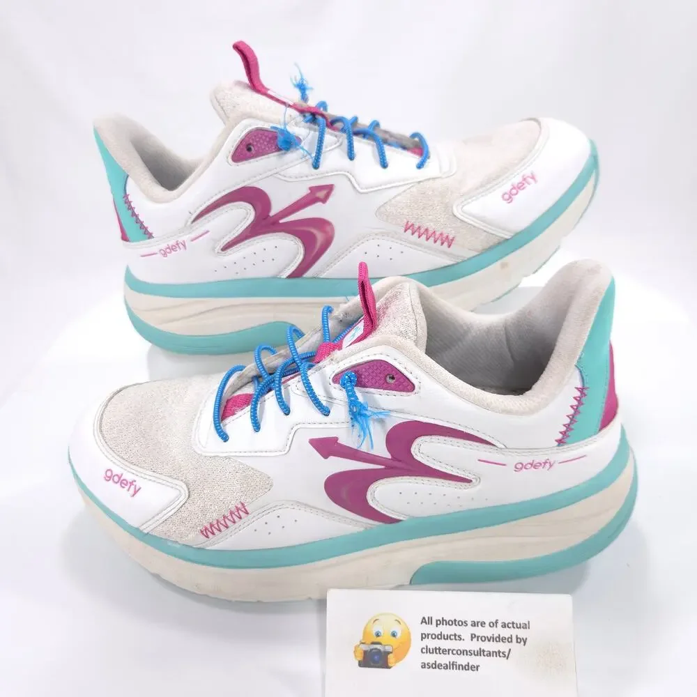 Gravity Defyer Gdefy Comfort Walking Shoe Womens Size 9.5 TB9037FWP-M White